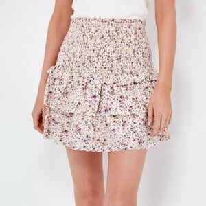Tuckernuck Hyacinth House Floral Steff Smocked Mini Skirt